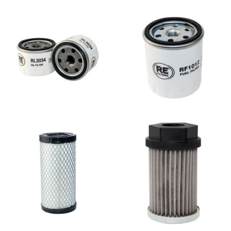 AUSA D 150 RM/RMA/RMG x4 Filter Service Kit withDeutz Eng
