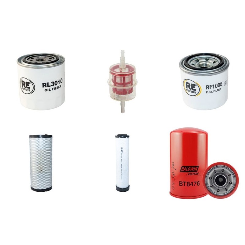 AUSA D 350 AHG Filter Service Kit withKubota V 2403 Eng