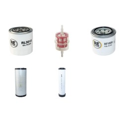 AUSA D 350 AHG Filter Service Kit Air Oil Fuel Filters w/Kubota V 2403 Eng.