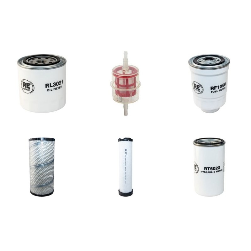 AUSA D 600 AP/APG Filter Service Kit w/Kubota V 3300T Eng.