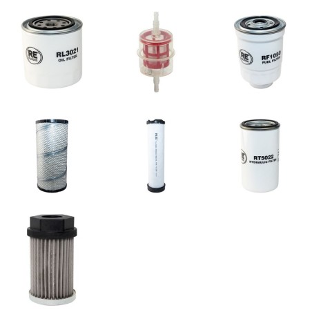 AUSA D 1000 APG Filter Service Kit w/Kubota V 3800 Eng.