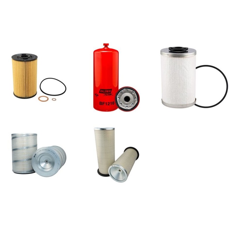 BELL B 25 C Filter Service Kit Air Oil Fuel Filters w/MERCEDES OM 366LA Eng.
