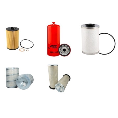 BELL B 25 C Filter Service Kit Air Oil Fuel Filters w/MERCEDES OM 366LA Eng.