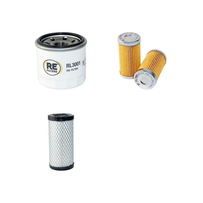 BELLE 731 Filter Service Kit w/Yanmar 3TNE68 Eng. Air, Oil, Fuel Filters