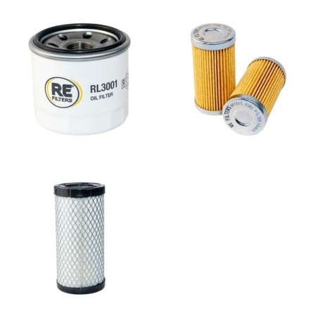 BELLE 731 Filter Service Kit w/Yanmar 3TNE68 Eng. Air, Oil, Fuel Filters