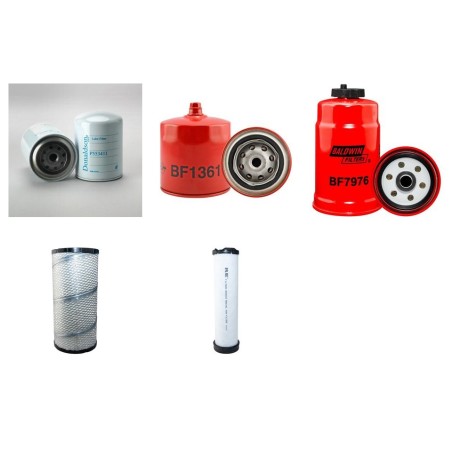 Filter kit for Case JX 90 U Air Oil Fuel Filters with Iveco Engine  YR 2002-2009 88 CH