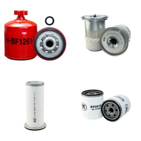 Filter Kit for Terex Benford Benford PS3000 with Lister Petter Engine