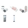 Filter kit for CASE JXU110 Air Oil Fuel Filters with New Holland Engine Year 2007-