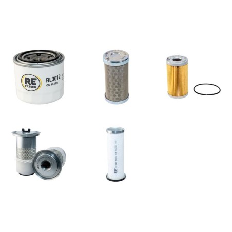 BENFORD 3500 YH Filter Service Kit Air Oil Fuel Filters w/Yanmar 4TNE88EBEN Eng. SN  206mm Option. YR  2004-