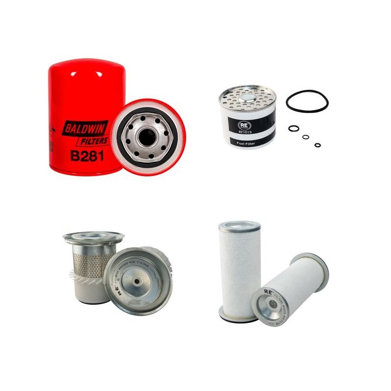 BENFORD TT 5000F Filter Service Kit Air Oil Fuel Filters w/FORD 2722 Eng.