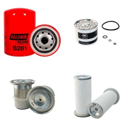 BENFORD TT 5000F Filter Service Kit Air Oil Fuel Filters w/FORD 2722 Eng.