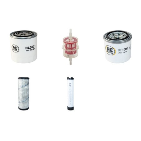 BENFORD TV 1200 Filter Service Kit w/Kubota D1703 Eng. Air, Oil, Fuel Filters