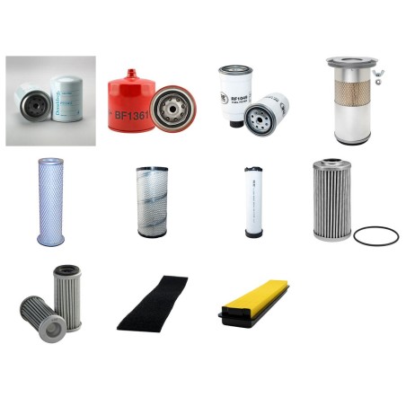 Filter kit for Case JXU 90 U with CNH Engine