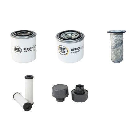 BERGMANN 1200 Filter Service Kit w/Kubota D1105 Eng.