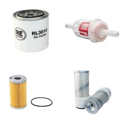 BERGMANN 2035 B Filter Service Kit Air Oil Fuel Filters w/Kubota V 1703 Eng.