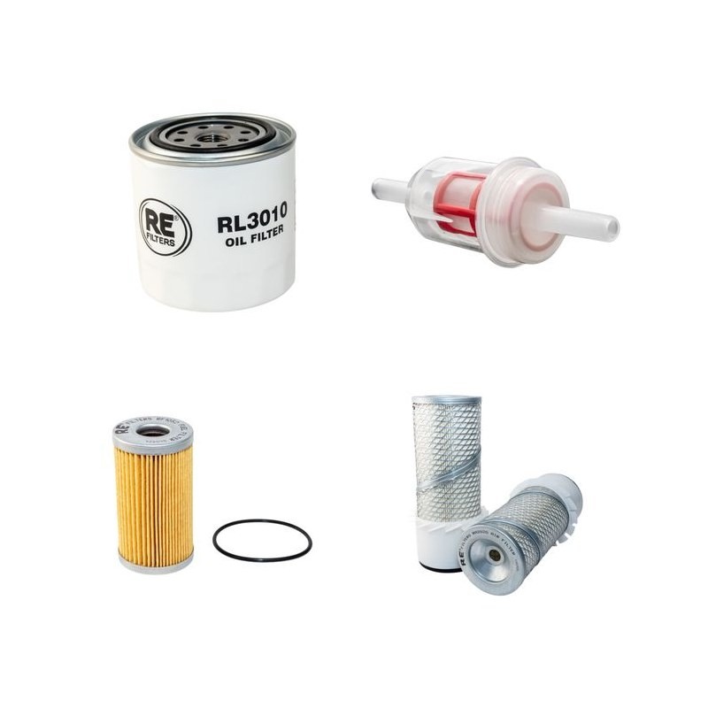 BERGMANN 2035 B Filter Service Kit Air Oil Fuel Filters w/Kubota V 1703 Eng.