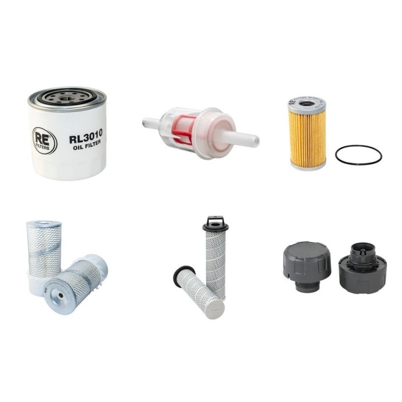 BERGMANN 2035 B LSK 2035B Filter Service Kit withKubota V 2203 Eng