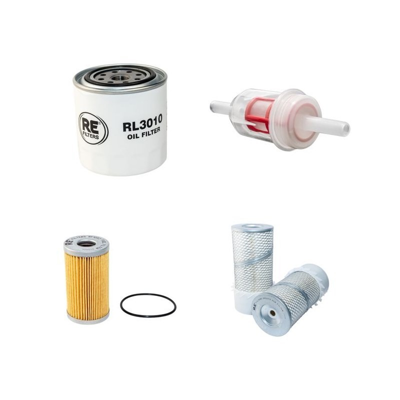 BERGMANN 2035 B Filter Service Kit Air Oil Fuel Filters w/Kubota V 2203 Eng.