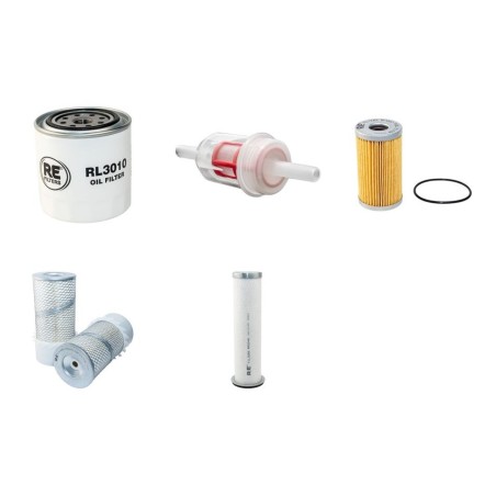 BERGMANN 2035 S Filter Service Kit Air Oil Fuel Filters w/Kubota V 2203 Eng.