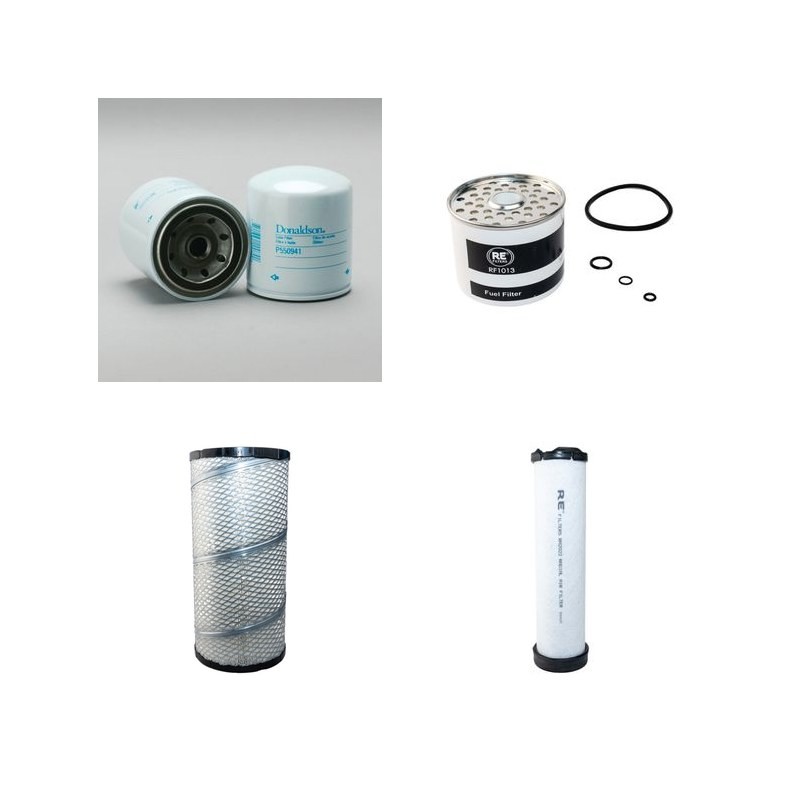 BERGMANN 2045 Filter Service Kit Air Oil Fuel Filters w/Perkins 704-30 Eng.