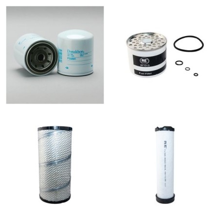 BERGMANN 2045 Filter Service Kit Air Oil Fuel Filters w/Perkins 704-30 Eng.
