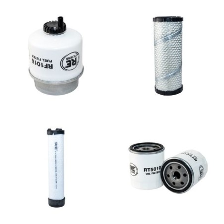 BITELLI BB 621 E Filter Service Kit Air Oil Fuel Filters w/CAT C 2.2 DIT Eng.   YR  2010-