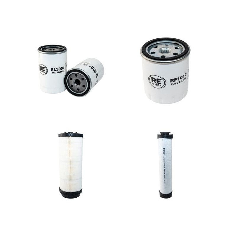 BITELLI DTV 345 Filter Service Kit Air Oil Fuel Filters w/Deutz F3L1011F Eng.   YR  2002-