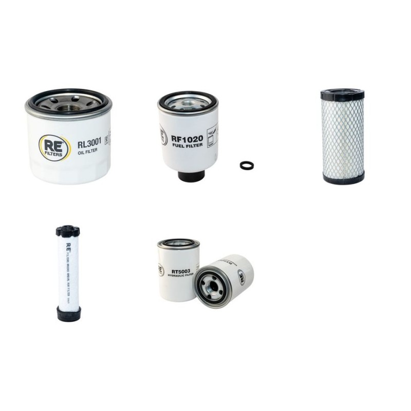 Filter Kit for Bobcat 322D with Kubota D722 Engine Serial No 2235 11001-