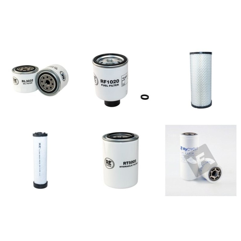 BOBCAT 341 Filter Service Kit withKubota V 2003 Eng SN SN 2306- / 5141 11001-