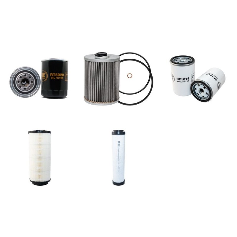BOBCAT 444 Filter Service Kit Air Oil Fuel Filters w/Deutz TCD 2012 Eng.