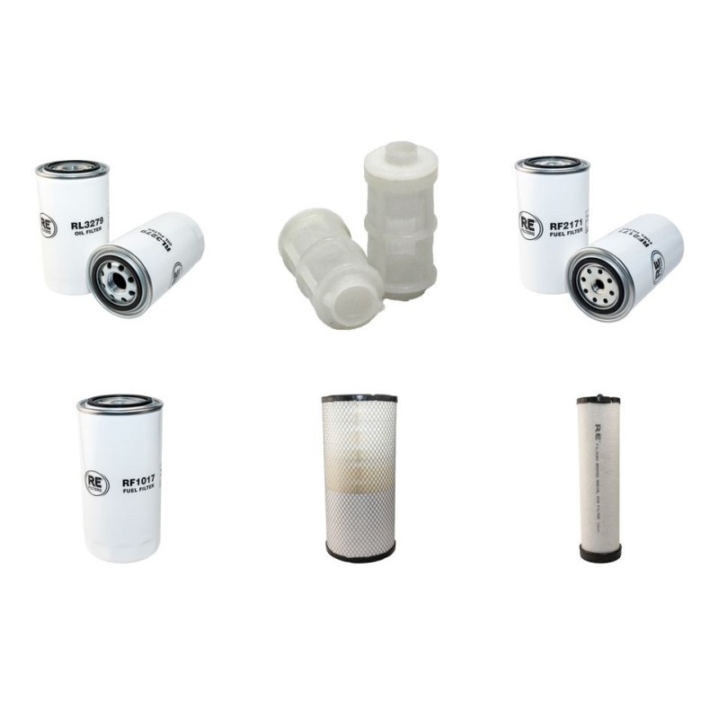 Filter kit for Case Maxxum 100 MULTICONTROLLER Air Oil Fuel Filters   YR 01.2010- 100 CH
