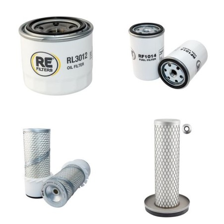 BOBCAT 543 Filter Service Kit Air Oil Fuel Filters w/Kubota Eng. SN   13235-