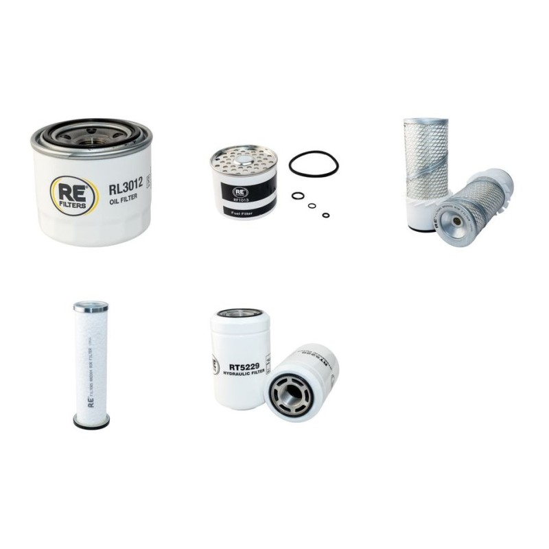 BOBCAT 543B Filter Service Kit w/Kubota Eng. Serial No 12001-