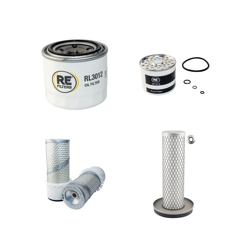 BOBCAT 553 Filter Service Kit Air Oil Fuel Filters w/Kubota Eng. SN   5130 11001-