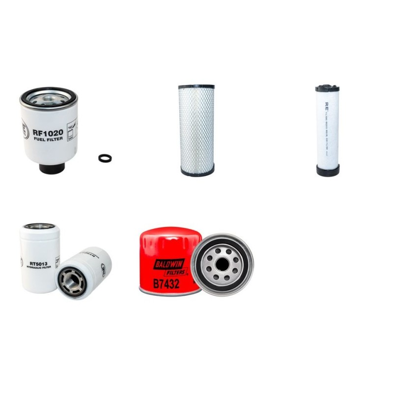BOBCAT 653 Filter Service Kit w/PEUGEOT Eng.