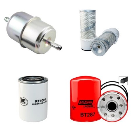 Filter Kit for Bobcat 720 with Wisconsin Vh4D Engine Serial Number 5984980-
