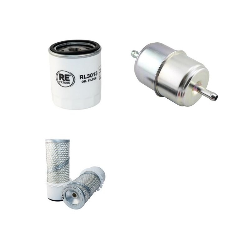 Filter Kit for Bobcat 722 with Ford 4-98 Engine Air, Oil, Fuel Filters