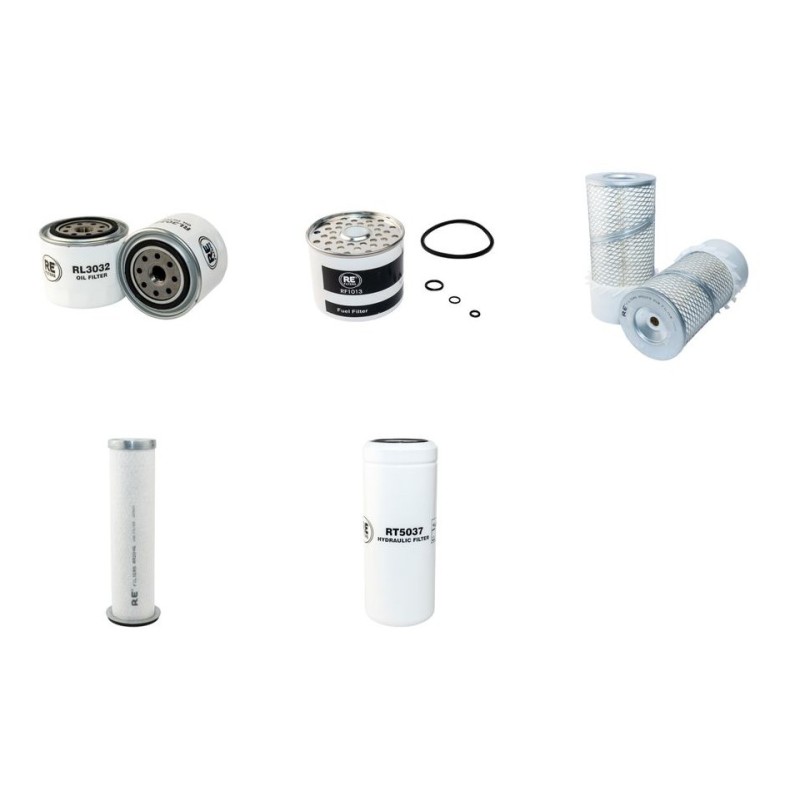 BOBCAT 743 Filter Service Kit withKubota V 1702 Eng SN 15001-