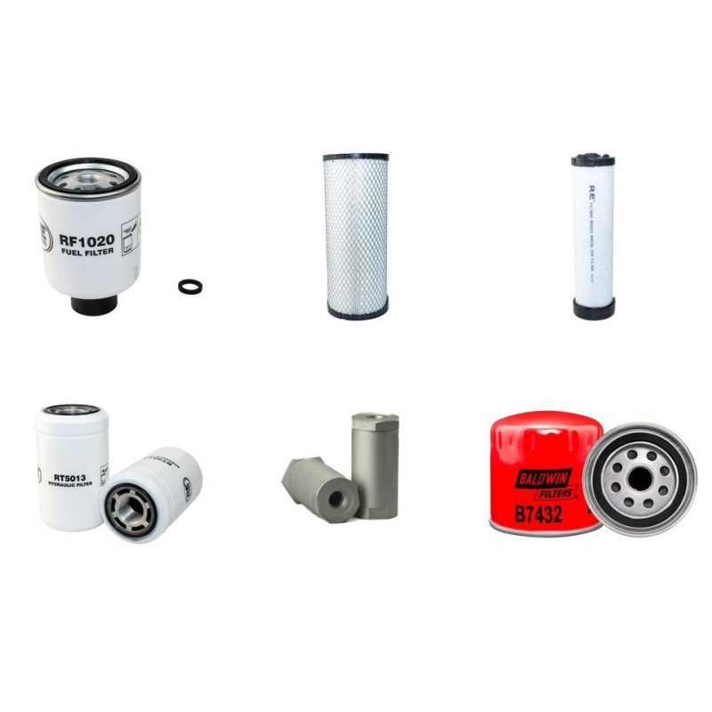 BOBCAT 751 Filter Service Kit w/PEUGEOT XUD9 Eng. SN   5149 11001-