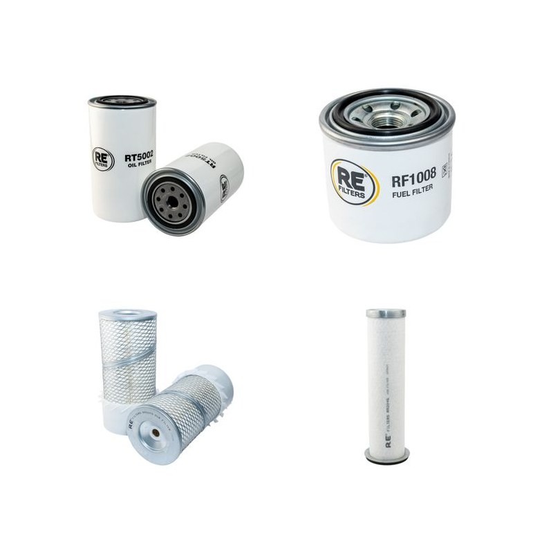Filter Kit for Bobcat 843 Serial Number 13000-23999- Air - Oil - Fuel Filters