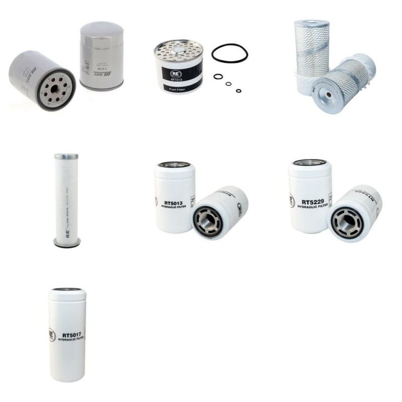 BOBCAT 843 Filter Service Kit w/Isuzu 4JB1 Eng. Serial No 24001-