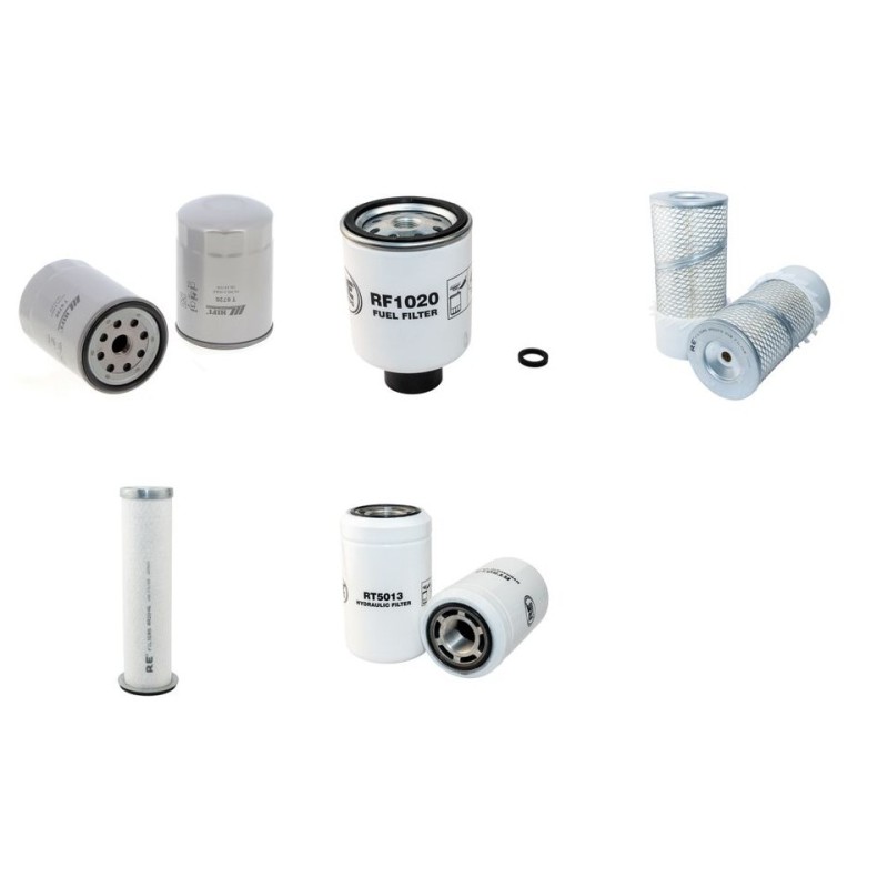 Bobcat 853 - 853H Filter Service Kit - Isuzu Engine