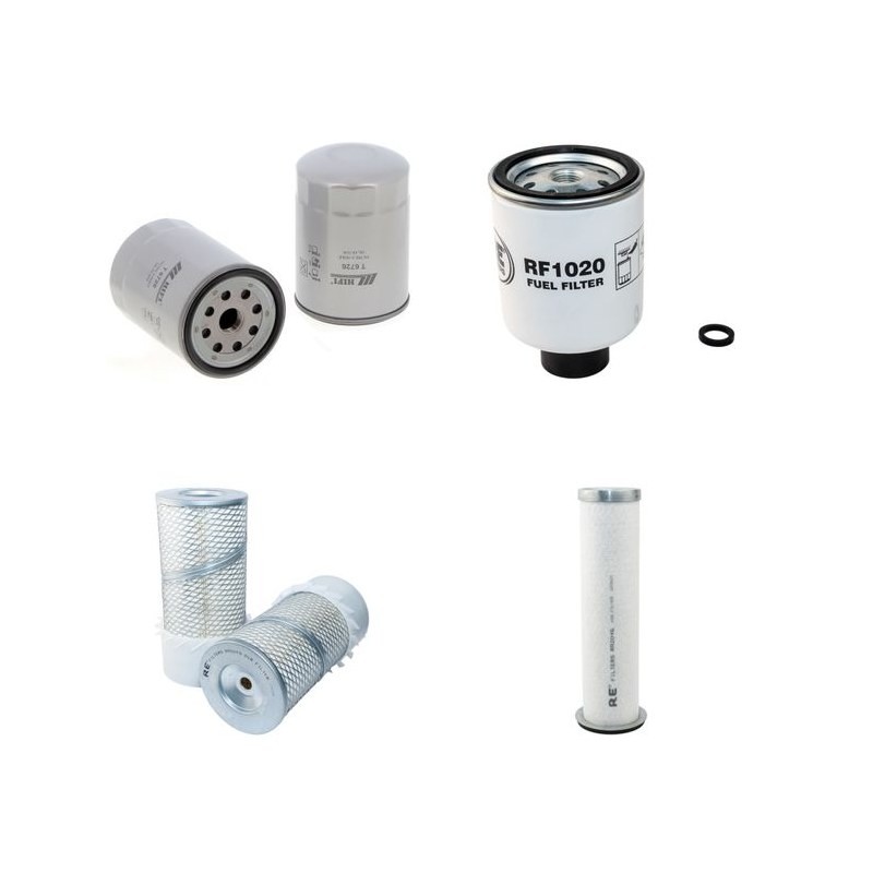 Filter Kit for Bobcat 853 - 853H - Isuzu Engine - Air - Oil - Fuel Filters