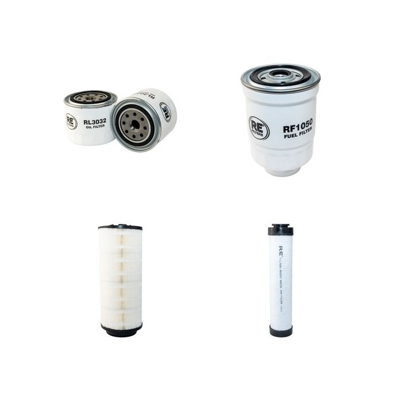 BOBCAT AL 440 Filter Service Kit Air Oil Fuel Filters w/Kubota V 3300-DI-T Eng.   YR  2005-