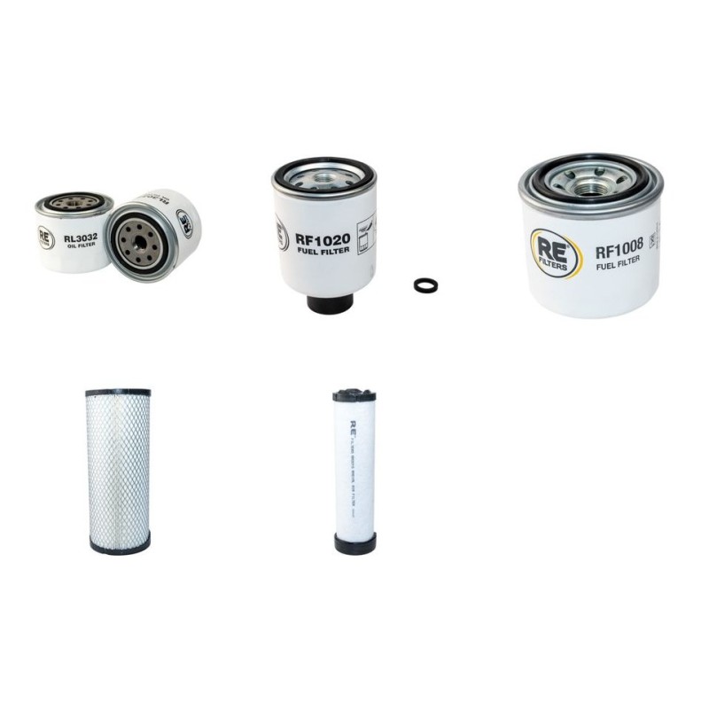 BOBCAT B 300 Tier 2  Filter Service Kit w/Kubota V 2003 Eng. SN  SN 5731 11001-