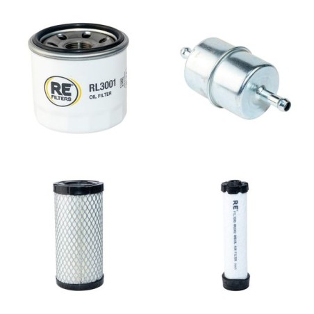 Filter Kit for Bobcat BCT 13 Compaction with Kubota D722 Engine