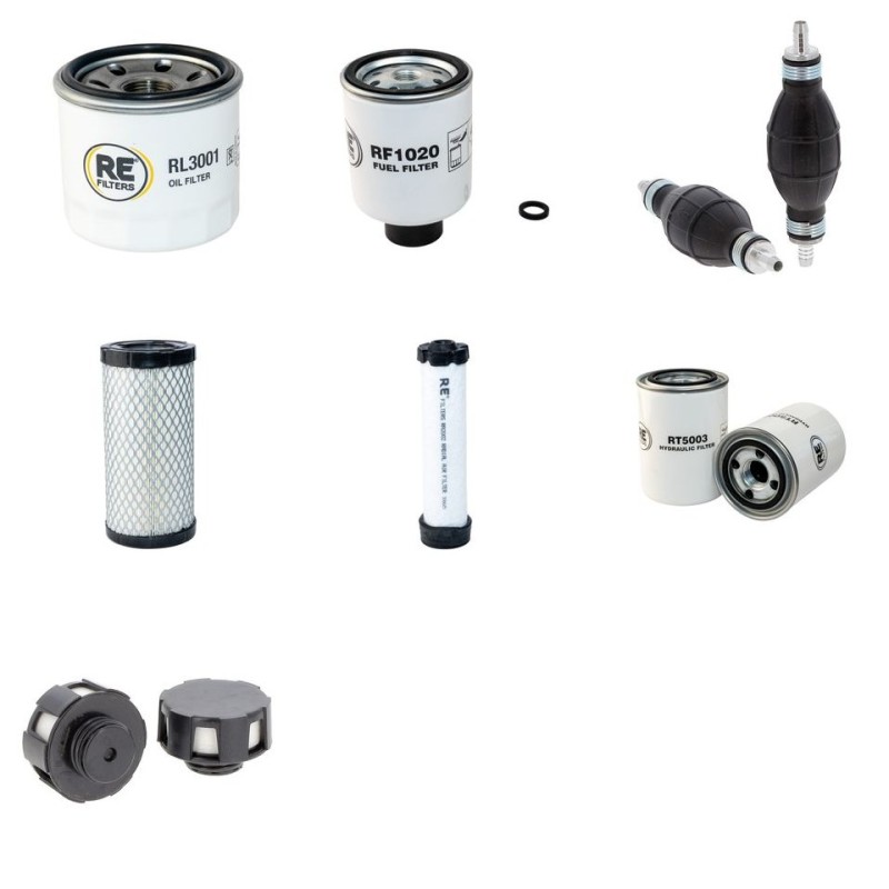 BOBCAT E 10 Filter Service Kit w/Kubota D 722-E2B Eng.