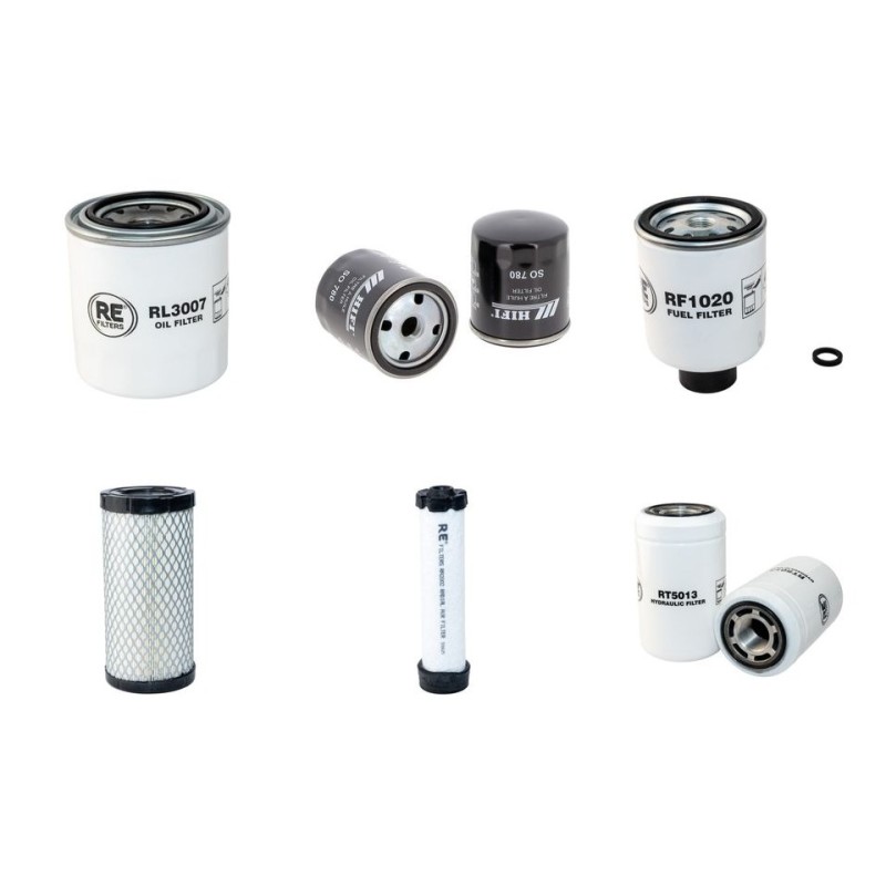 BOBCAT E 26 Filter Service Kit w/Kubota D 1105-E2B Eng.