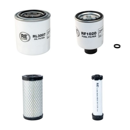 BOBCAT E 26 Filter Service Kit w/Kubota D 1105-E2B Eng. Air, Oil, Fuel Filters