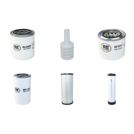 Bobcat E60 E80 Filter Service Kit - Air - Oil - Fuel Filters